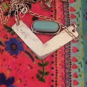 Turquoise Arrow Necklace